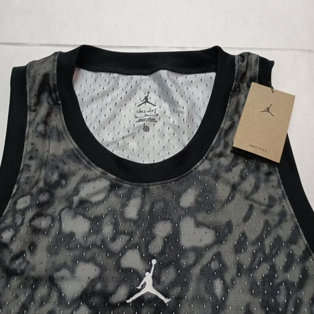 Men's Nike Jordan‎ Dri-Fit Sleeveless Tank Top Mesh Jersey Men's XL FN5854-010